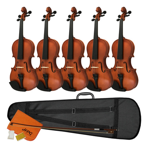 Kit Com 5 - Violino 3/4 Tarttan Série 100 Natural Completo