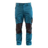 Pantalon Cargo Hw Dakota Spandex Petroleo