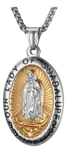 Stwtr Collar Con Colgante De La Virgen María Guadalupe De Ac