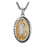 Stwtr Collar Con Colgante De La Virgen María Guadalupe De Ac