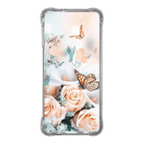 Capa Capinha Personalizada De Celular Case Rosas Fl12