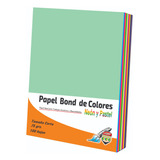 Paquete De Hojas Tamaño Carta Color Neón Y Pastel 100 Piezas