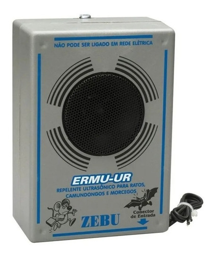 Unidade Remota Repelente Eletrônico Rato Morcego Zebu Ermuur
