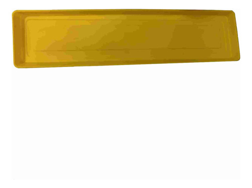 Plato Para Jardinera Pjr-35 Color Amarillo