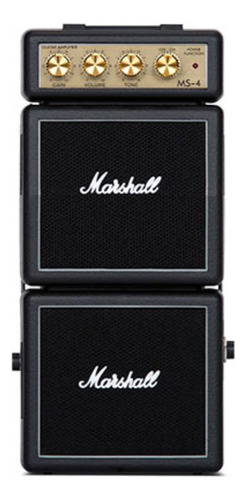 Amplificador  Marshall Guitarra Mini Ms4 Cor Preto
