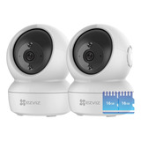 Camara Seguridad Domo Ip Wifi Ezviz C6n X2 + Memoria 16gb