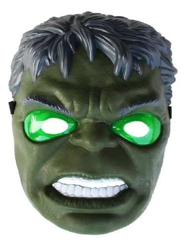 Máscara Con Luz Hulk Para Niños