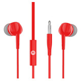 Auriculares Motorola Wired 105 Motobuds Red