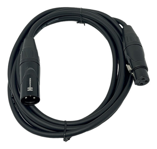 Cable Xlr 3mts Balanceado Profesional Cannon Microfono Harde