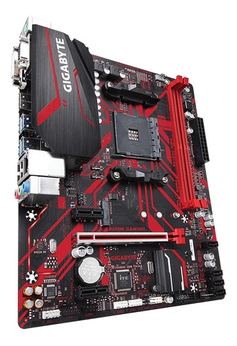 Placa-mãe Gigabyte P/ Amd Am4 B450m Gaming 2xddr4 Matx