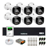 Kit Intelbras 6 Full Color Vhd 1220b Dvr 8 Mhdx 1008c C/1tb