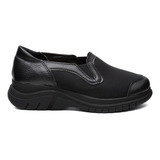 Zapatos Elastizados Mujer Cuero Neoprene Comodos Livianos 