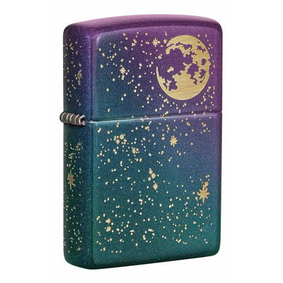 Encendedor Zippo Tornasol Cielo Con Luna Y Estrellas | Envío gratis