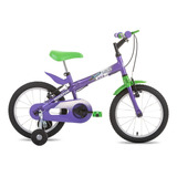 Bicicleta Infantil Aro 16 Houston Ludi Com Rodinha Criança