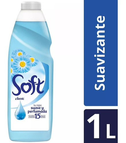 Suavizante Liquido Soft Classic 1 Litro