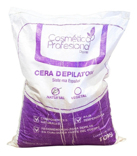  Cera En Perlas Natural X 10kg Cosmética Profesional Depimie