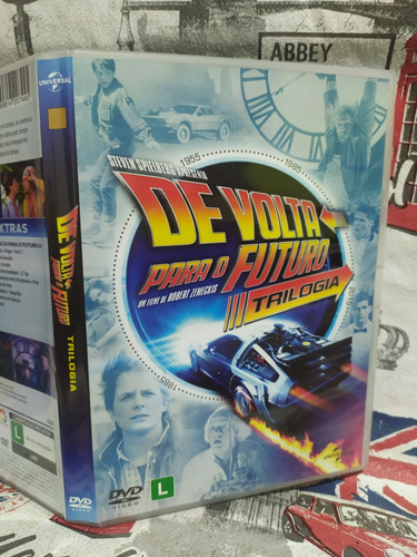 Dvd Box Coleção De Volta Para O Futuro 3 Discos 