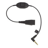 Jabra Cord Qd A Conector De 3.5 Mm Con Push-to-talk Para Tel