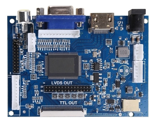 Pantalla Lcd Ttl Lvds Placa Controladora Hdmi Compatible Vga