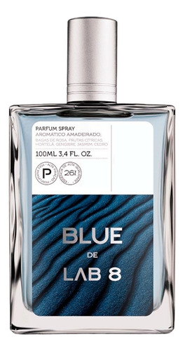 Blue Lab 8 Perfume Masculino - 100ml 26% Essência Lab8