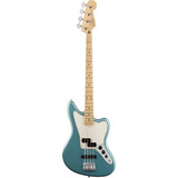 Player Jaguar Bass® Fender Tidepool Acabado Del Cuerpo Gloss Cantidad De Cuerdas 4 Color Azul Petróleo Orientación De La Mano Diestro