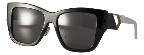 Prada Spr 21y 1ab-5s0 Square Shape Negro Blanco