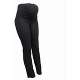 Pantalon Maternal, Corte Pitillo, Color Negro