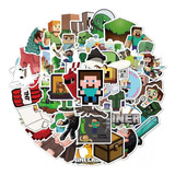 Minecraft - Set 50 Stickers / Calcomanías / Pegatinas