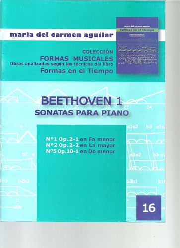 Beethoven 1 María Del Carmen Aguilar Sonatas Para Piano