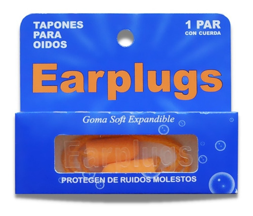 Tapones Para Oidos Earplugs Goma Soft X 12 Cajas