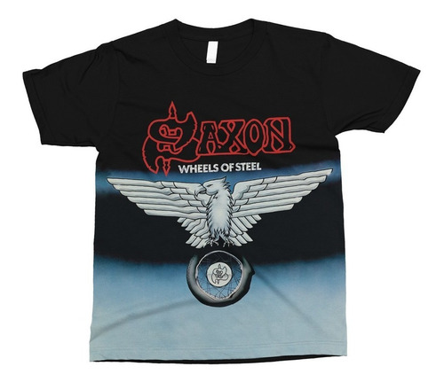 Camiseta Saxon - Wheels Of Steel / Heavy Metal