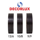 30 Fitas Pretas Cortadas Para Bronzeamento Decorlux 18mmx20m