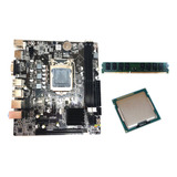 Kit De Placa Base H61 Lga 1155 Para Intel Core I3 2100