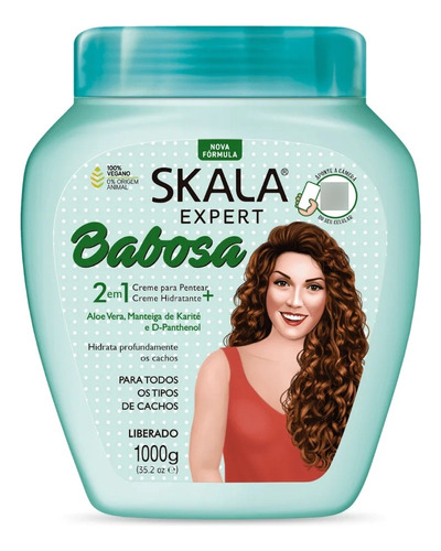 Tratamiento Skala Babosa 2 En 1 - Crema De Peinar Rulos