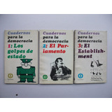 Lote De 3 Cuadernos De La Democracia - N° 1 2 3 - Cid Editor