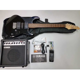 Kit De Guitarra Yamaha Erg121 Gpiibl +ampli+acc Erg112gpiibl