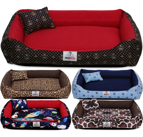 Cama Casinha Pet Cachorro Gato  Lavável Com Zíper - Tam P