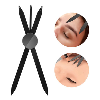 Regla Aurea Compas Giratorio Para Diseño Cejas Microblading | MercadoLibre