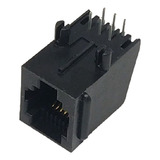 Conector Rj-11 6p6c Hembra Para Impreso Pack X 5