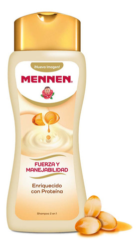 Shampoo Mennen Proteína 2 En 1 Fuerza Y Manejabilidad 700 Ml