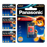20 Pilhas Alcalinas Premium Aaa Panasonic (10 Cart)
