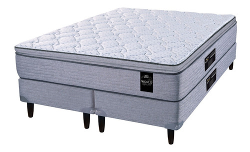 Colchón Sommier Kensington 200x200 World Luxury Kk+almohadas