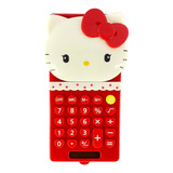 Calculadora De Bolsillo Hermosa Roja De Hello Kitty Color Rojo
