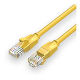 Cable De Red Cat6 Patch Cord Utp Rj45 2m Amarillo Vention