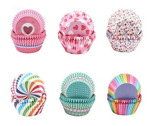 Pack 100 Capsulas Para Hornear Cupcakes