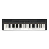 Piano Digital Yamaha P 121 B Negro De 73 Teclas Con Fuente P121