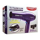 Red By Kiss Titanium 2300 Detangler Pik Hair Blow Dryer