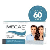 Imecap Hair C/ 60 Cáps Antiqueda Cabelos E Unhas - Original