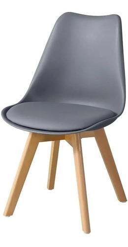 Silla Eames Tulip Con Almohadon  - Varios Colores