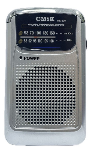 Radio A Pilas Cmik Mk-200 Fm/am Portable De Bolsillo /maka